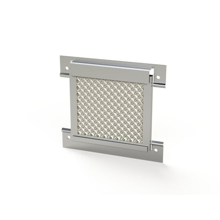 Saginaw Control & Engineering Filter, 4 in. H x 3-3/4 in. W x 1/2 in. L, Aluminum SCE-FLT43